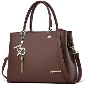 Coffee Designer Shoulder Satchel Tote